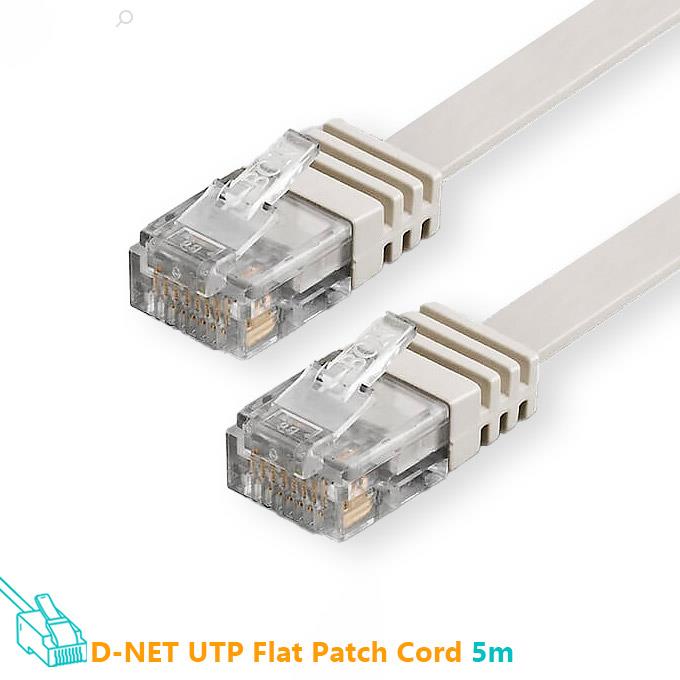 پچ کورد فلت cat6 utp دی نت 5 متری